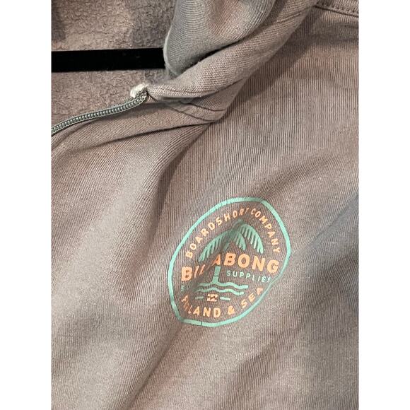 Billabong Heavy Weight Black Full Zip Hoodie - Size XL - Picture 3 of 6